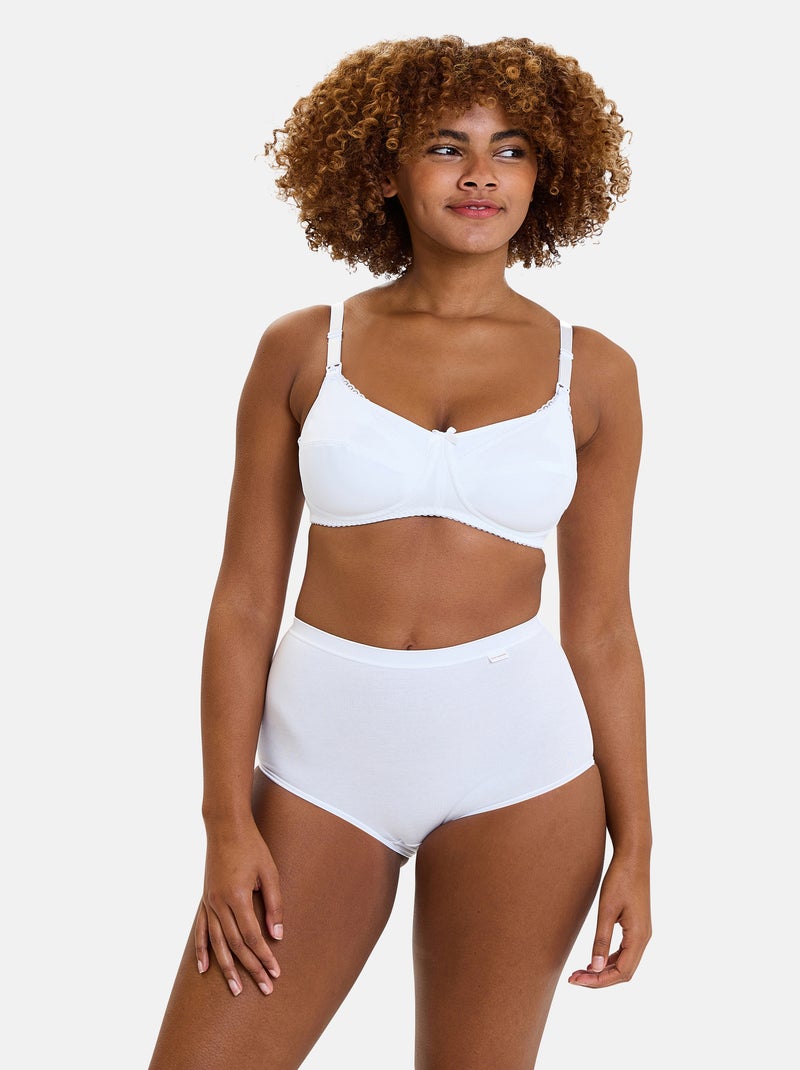 Soutien-gorge d allaitement New Caresse Sans Complexe Blanc - Kiabi