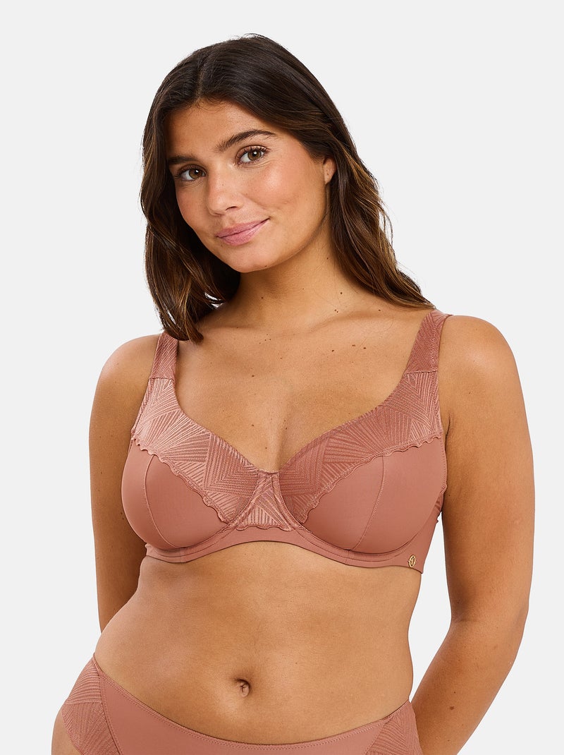 Soutien-gorge Daily Softness Sans Complexe Marron noisette - Kiabi