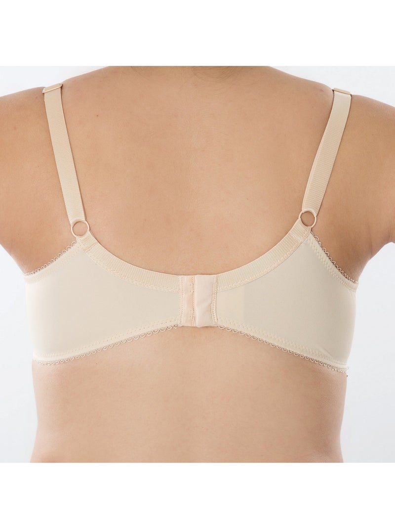 Soutien-gorge d'allaitement armatures souples ANGÉLIQUE 'Bogema' Beige - Kiabi