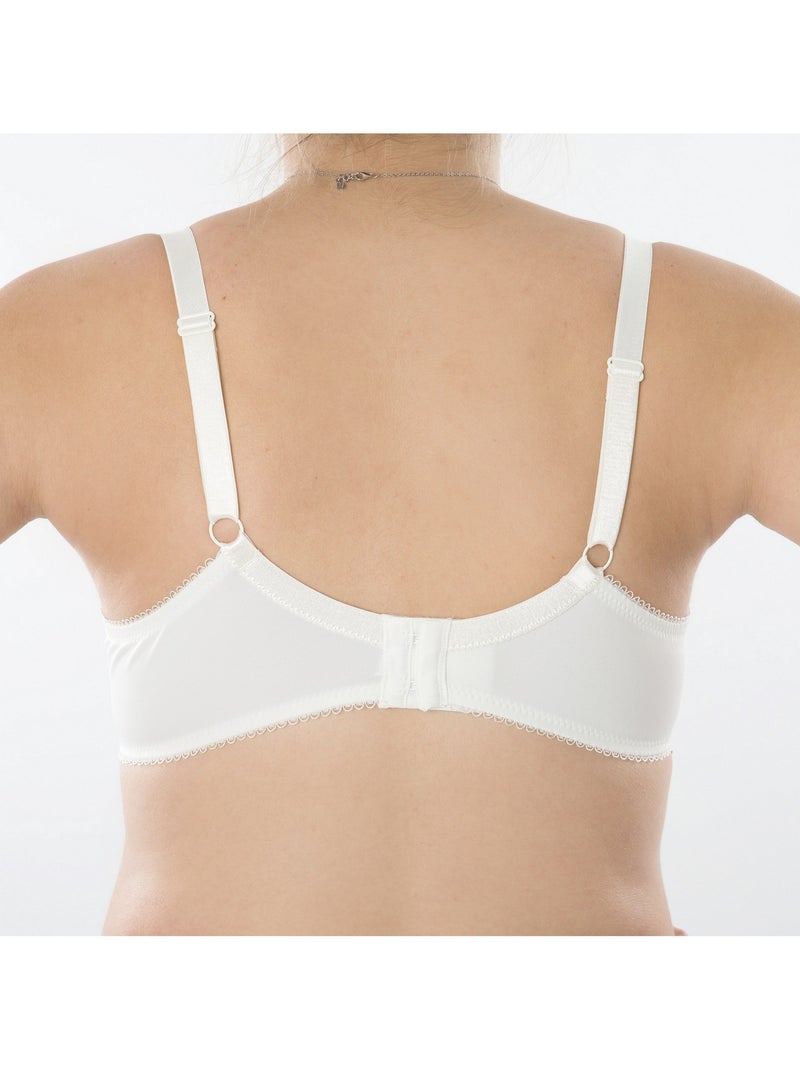 Soutien-gorge d'allaitement armatures souples ANGÉLIQUE 'Bogema' Blanc cassé - Kiabi