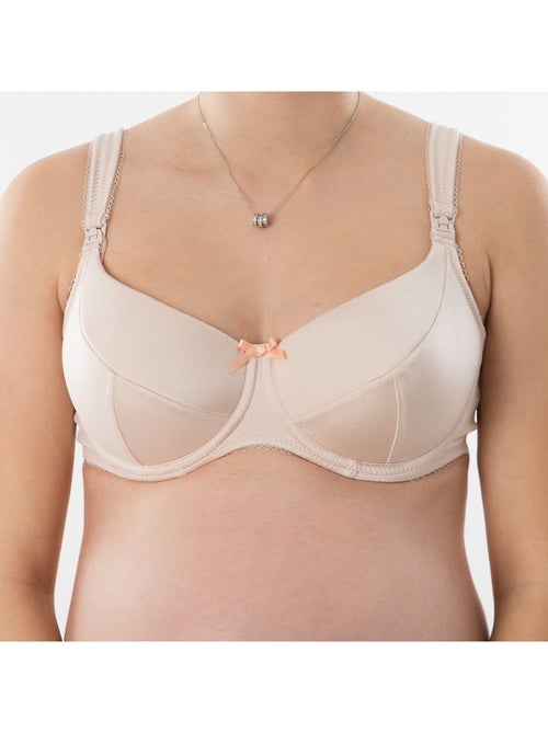 Soutien-gorge d'allaitement armatures souples ROSE DE THE 'Bogema' - Kiabi