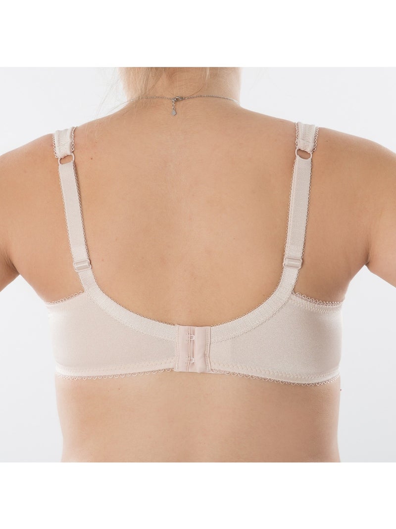 Soutien-gorge d'allaitement armatures souples ROSE DE THE 'Bogema' Rose pâle - Kiabi