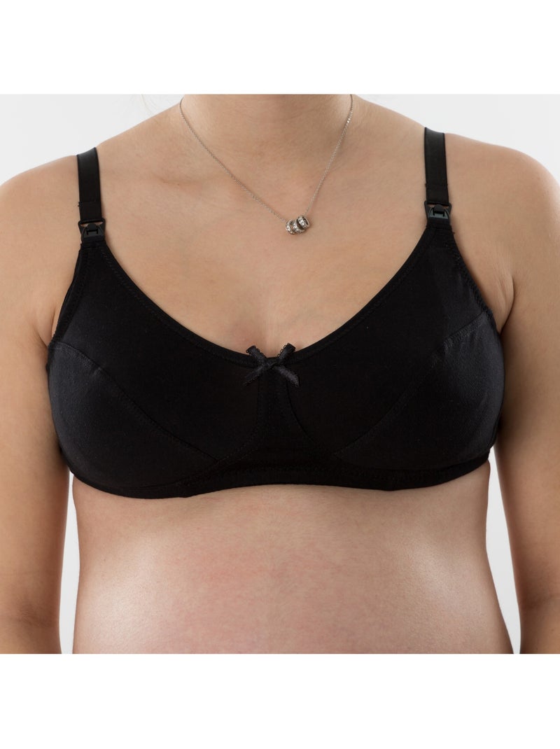 Soutien-gorge d'allaitement BIO 'Bogema' Noir - Kiabi
