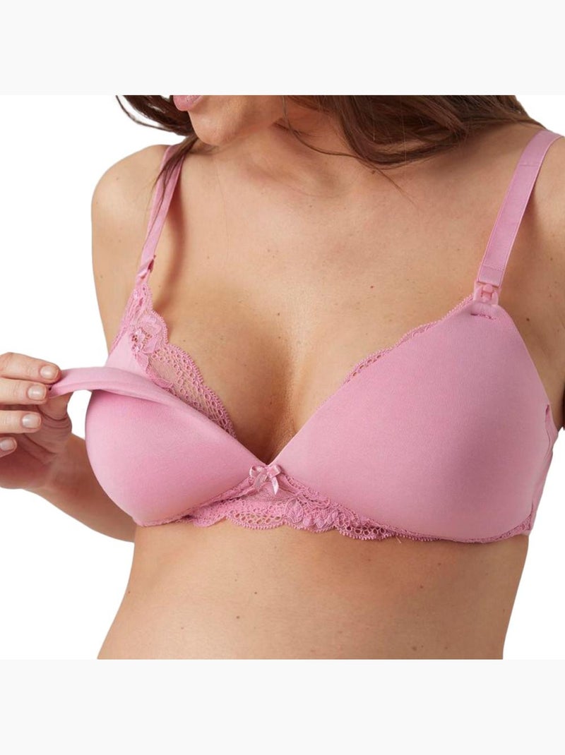 Soutien gorge d'allaitement femme mamalicious wamour Rose - Kiabi