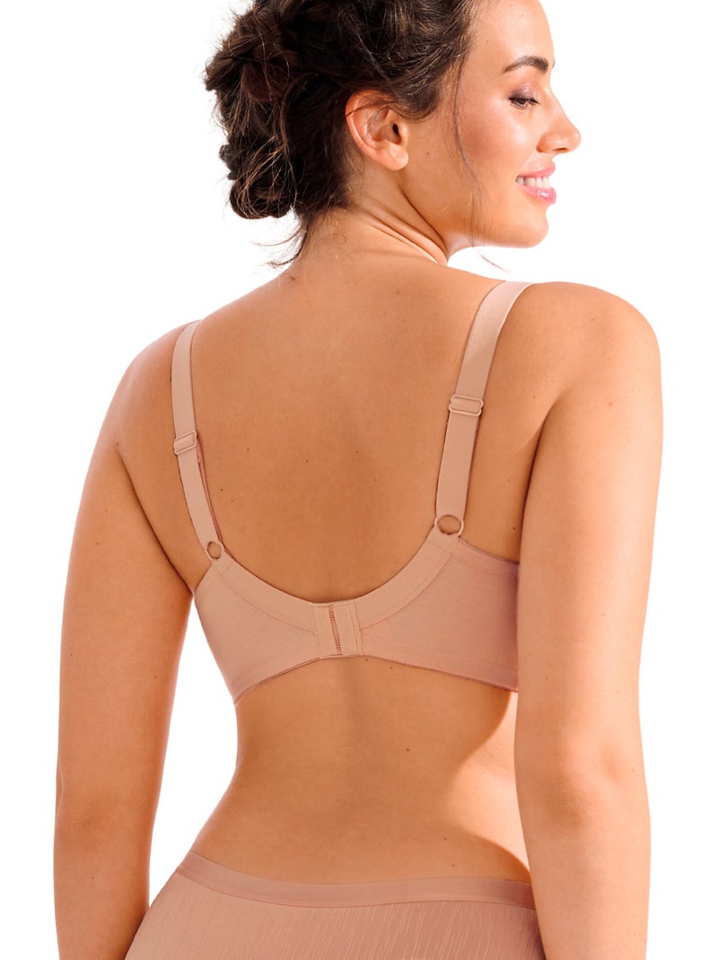 Soutien-gorge d'allaitement préformé sans armatures LUCY Beige - Kiabi