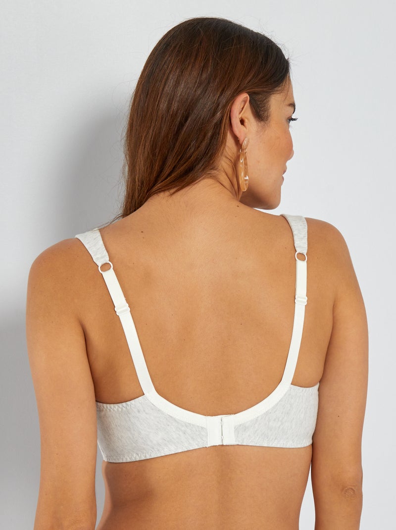 Soutien-gorge d'allaitement 'Sans Complexe' gris - Kiabi