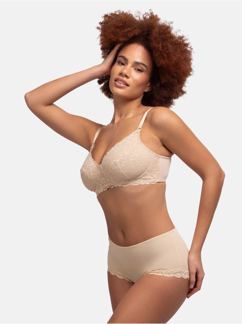 Soutien-gorge d’allaitement valeria Dorina Beige - Kiabi