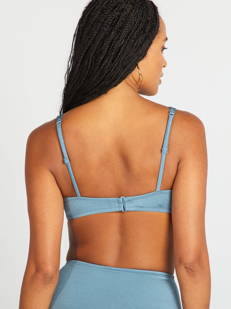 Soutien-gorge de bain brassière Bleu - Kiabi