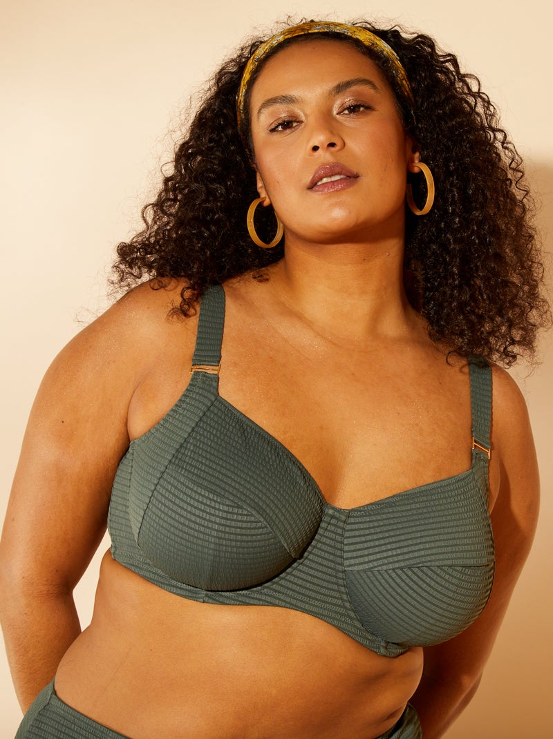 Soutien-gorge de bain corbeille Vert - Kiabi