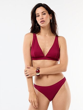 Soutien-gorge de bain foulard en maille texturée