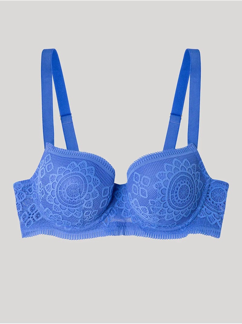 Soutien-gorge de maintien bonnets b, c et d Bleu - Kiabi