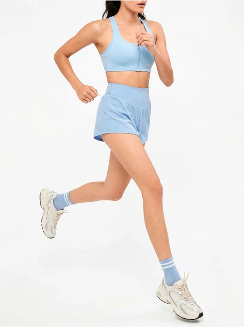 Soutien-gorge de sport à haute maintien avec fermeture éclair à l'avant - Kiabi Soutien-gorge de sport à haute maintien avec fermeture éclair à l'avant - Kiabi