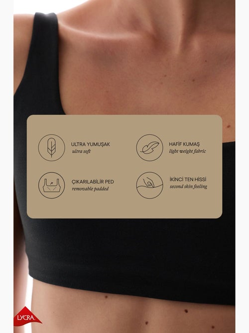 Soutien-gorge de sport à maintien léger, coussinets amovibles et dos croisé penti - Kiabi Soutien-gorge de sport à maintien léger, coussinets amovibles et dos croisé penti - Kiabi