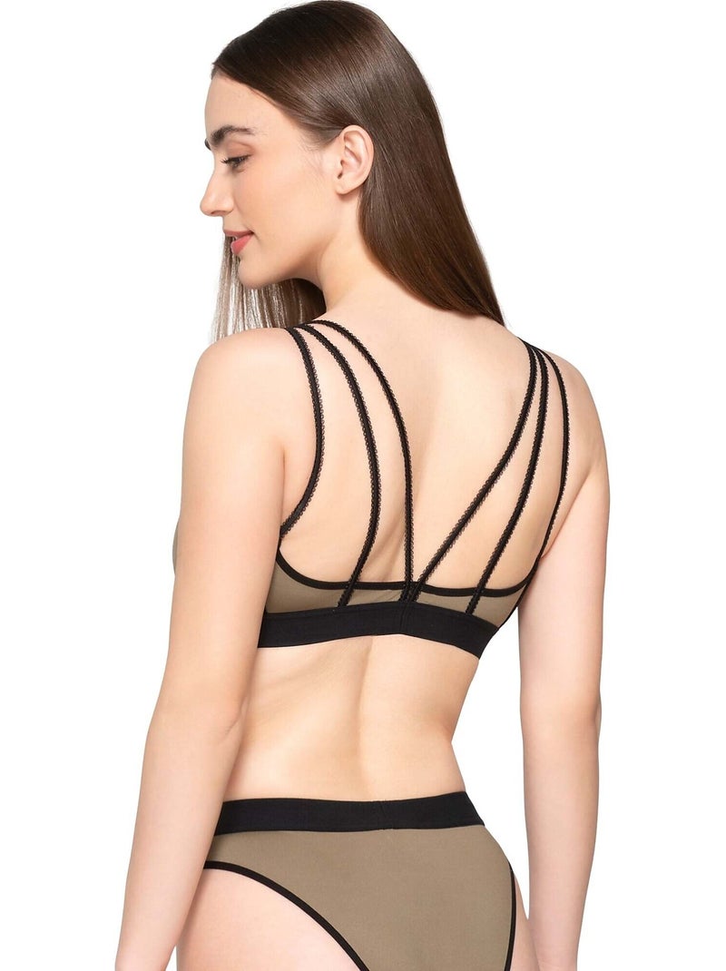 Soutien-gorge de sport brassière SPLENDID Kaki - Kiabi