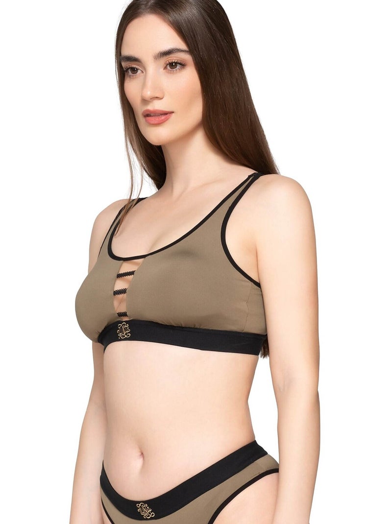 Soutien-gorge de sport brassière SPLENDID Kaki - Kiabi