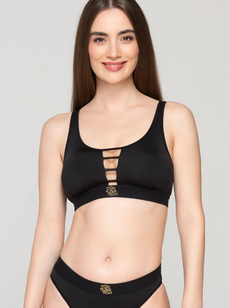 Soutien-gorge de sport brassière SPLENDID Noir - Kiabi