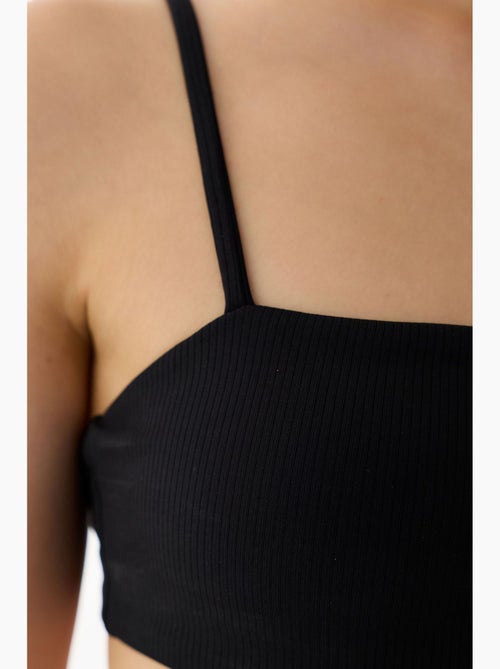 Soutien-gorge de sport côtelé penti - Kiabi Soutien-gorge de sport côtelé penti - Kiabi