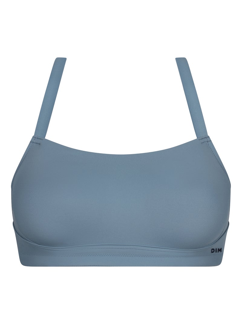 Soutien-Gorge de sport Dos Croisé Dim Move Bleu denim - Kiabi