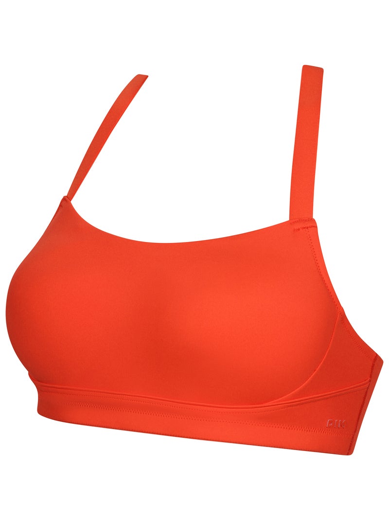 Soutien-Gorge de sport Dos Croisé Dim Move Orange - Kiabi