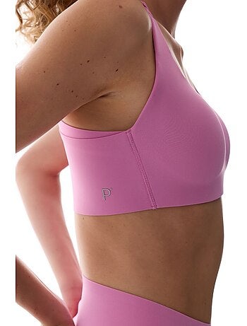 Soutien-gorge de sport dos croisé, maintien moyen, bretelles antidérapantes penti