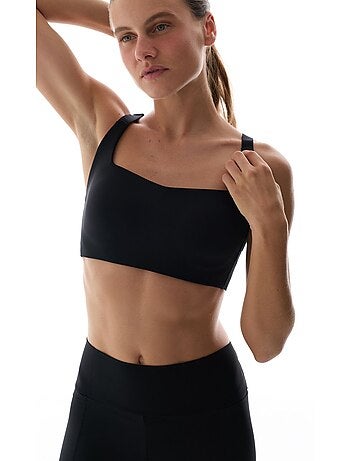 Soutien-gorge de sport dos croisé, maintien moyen, bretelles antidérapantes penti