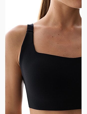 Soutien-gorge de sport dos croisé, maintien moyen, bretelles antidérapantes penti