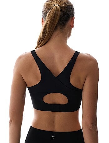 Soutien-gorge de sport dos croisé, maintien moyen, bretelles antidérapantes penti