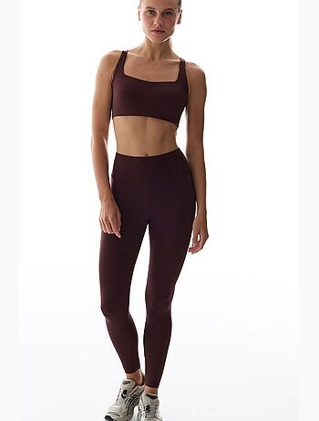 Soutien-gorge de sport dos croisé, maintien moyen, bretelles antidérapantes penti