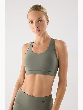 Soutien-gorge de sport effet coton