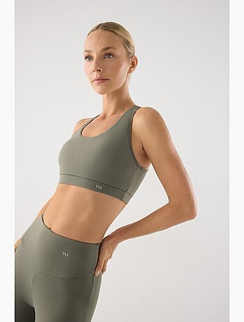 Soutien-gorge de sport effet coton