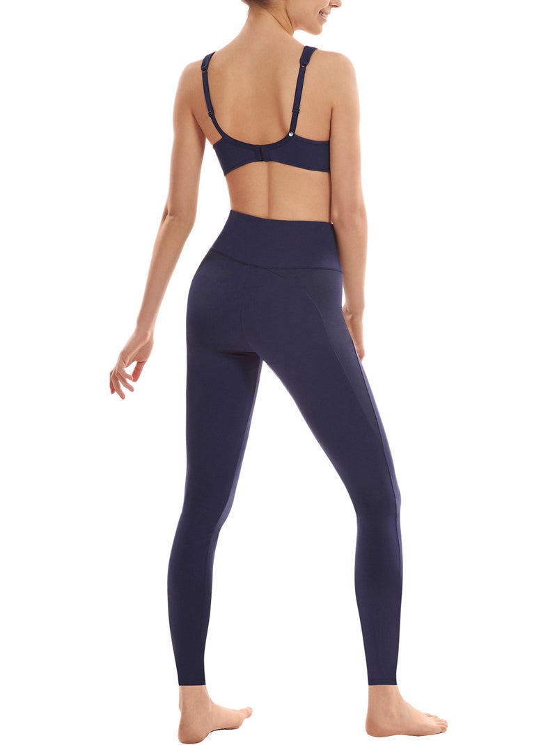 Soutien-gorge de sport préformé sans armatures Relax Bleu - Kiabi