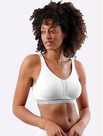 Soutien-gorge de sport sans armatures - witt