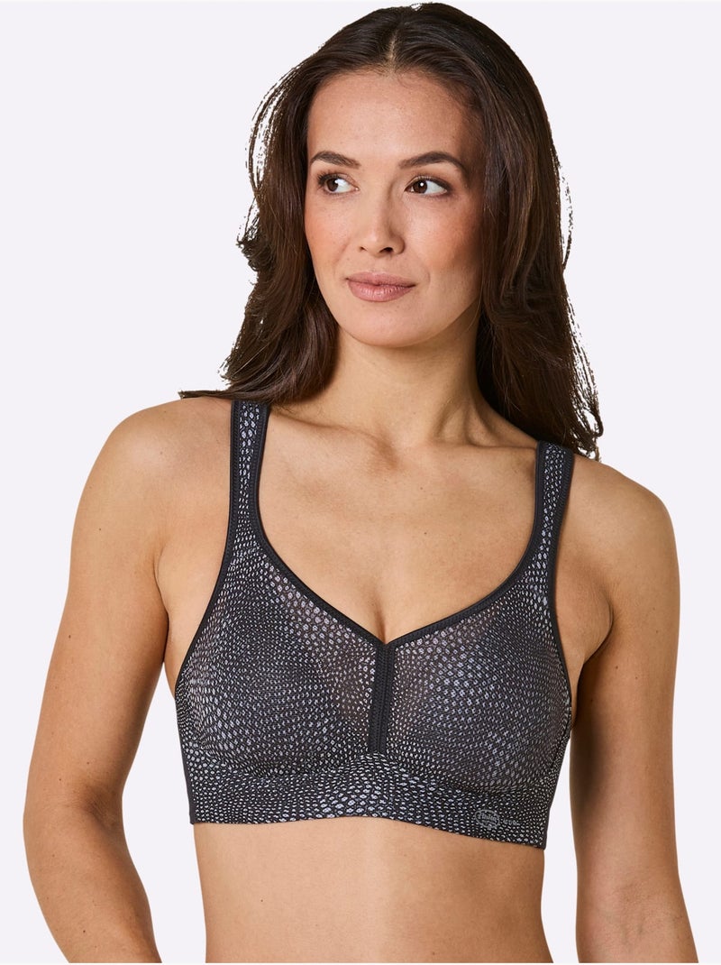 Soutien-gorge De Sport Sans Armatures - Witt gris anthracite - Kiabi