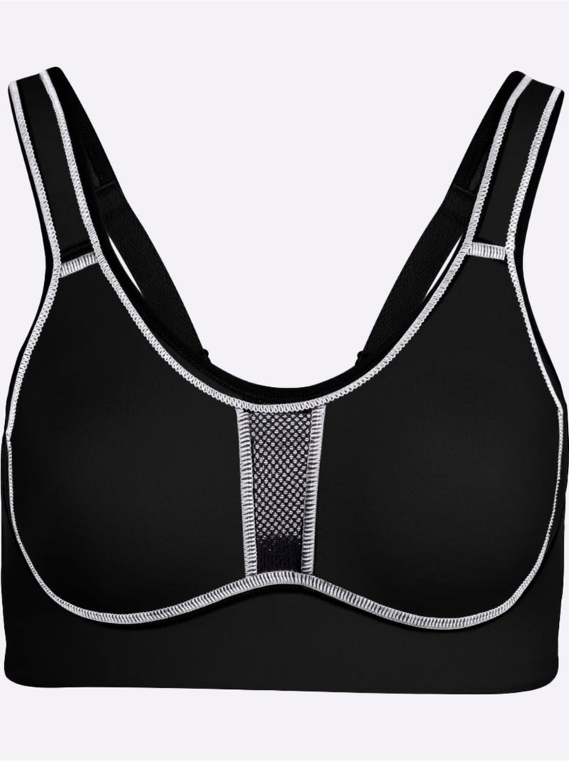 Soutien-gorge De Sport Sans Armatures - Witt Noir - Kiabi