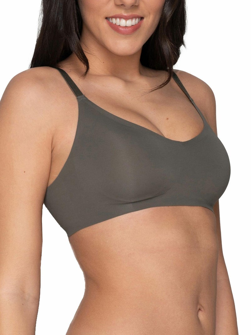 Soutien-gorge de sport sans armatures Every Wear Vert - Kiabi