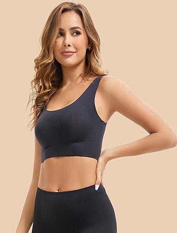 Soutien-gorge de sport sans fil au quotidien avec bonnets amovibles