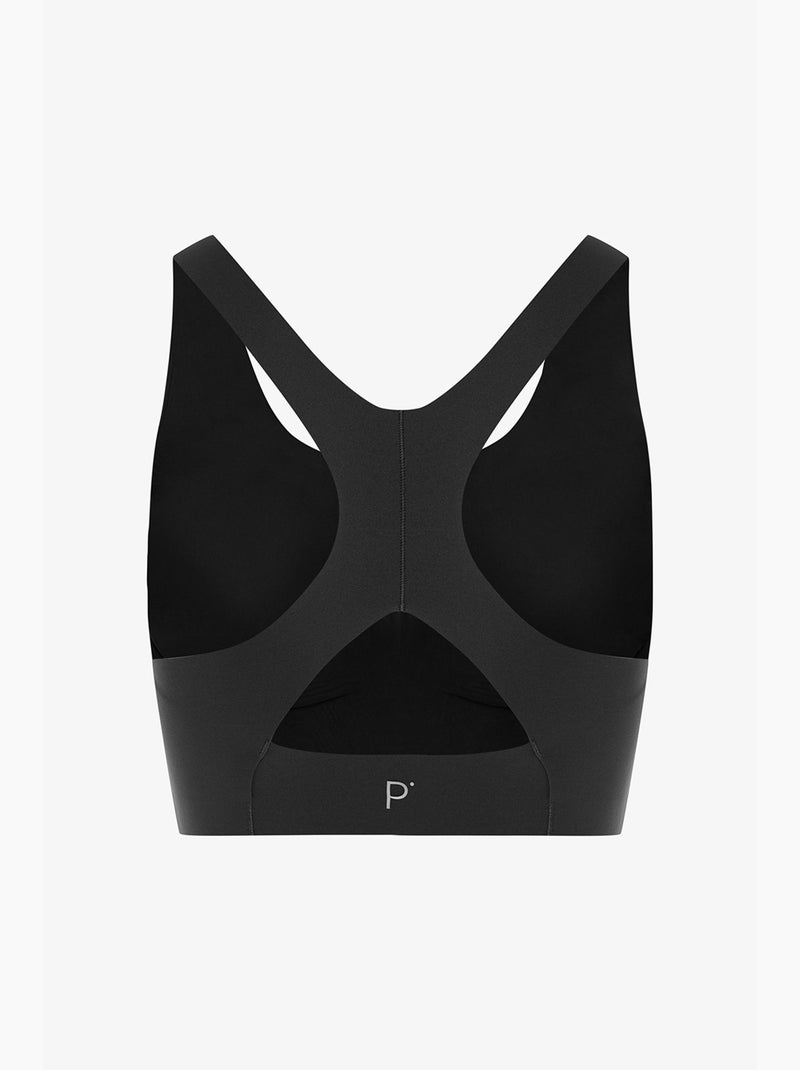 Soutien-gorge de sport zero feel à maintien moyen invisible penti Noir - Kiabi
