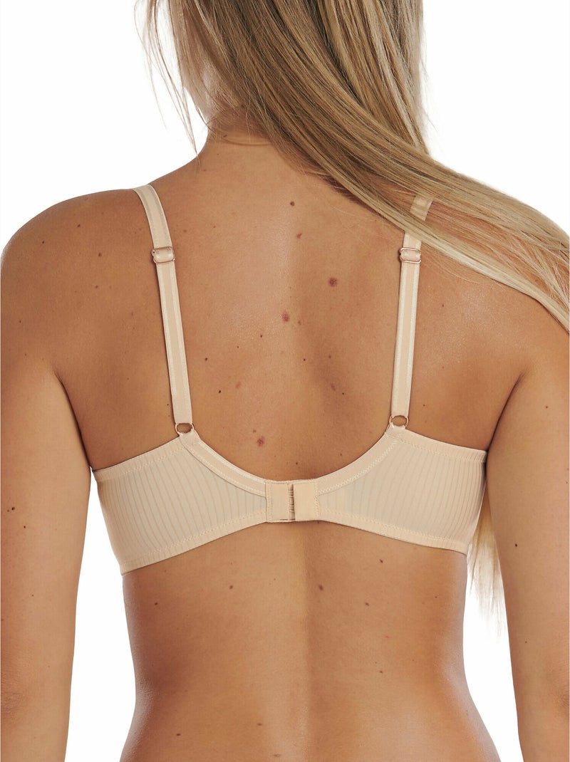 Soutien-gorge décolleté préformé sans armatures Laura Beige - Kiabi