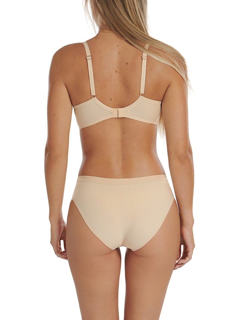 Soutien-gorge décolleté préformé sans armatures Laura Beige - Kiabi