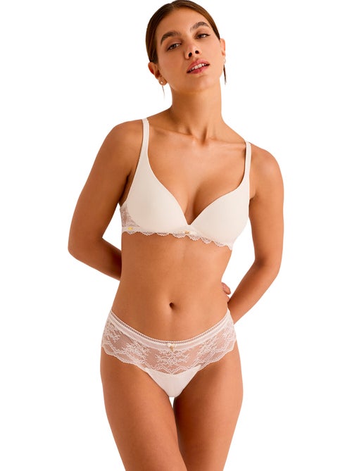Soutien-gorge décolleté profond préformé ss armatures MANUELA MARIAGE - Kiabi