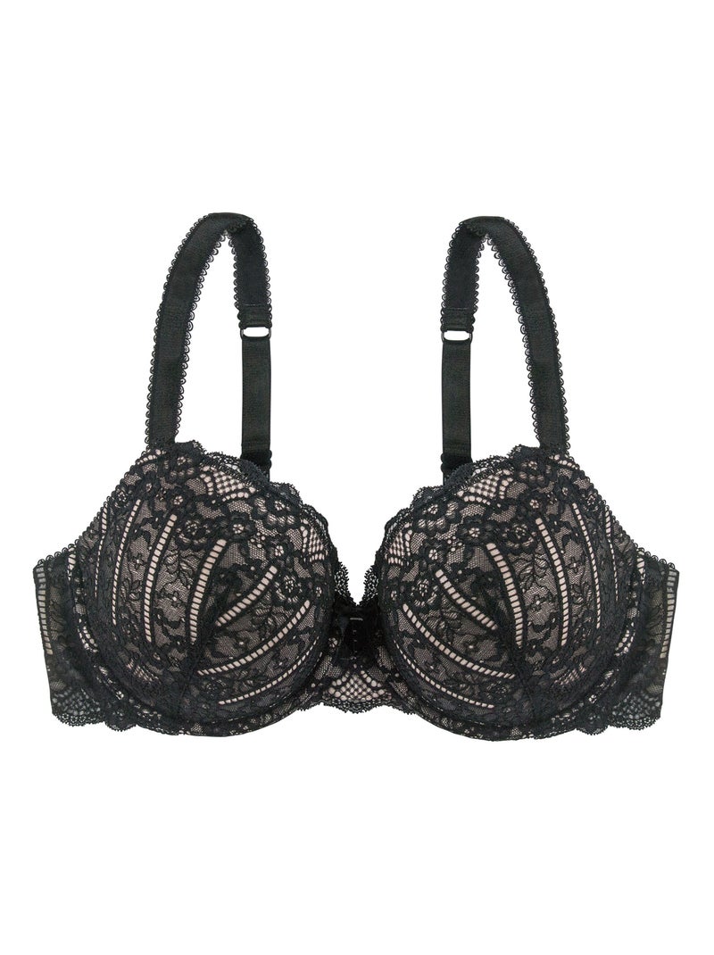 Soutien-gorge demi-coques celine Dorina Noir - Kiabi
