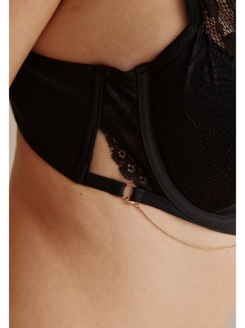 Soutien-gorge demi-coques Lya Noir - Kiabi