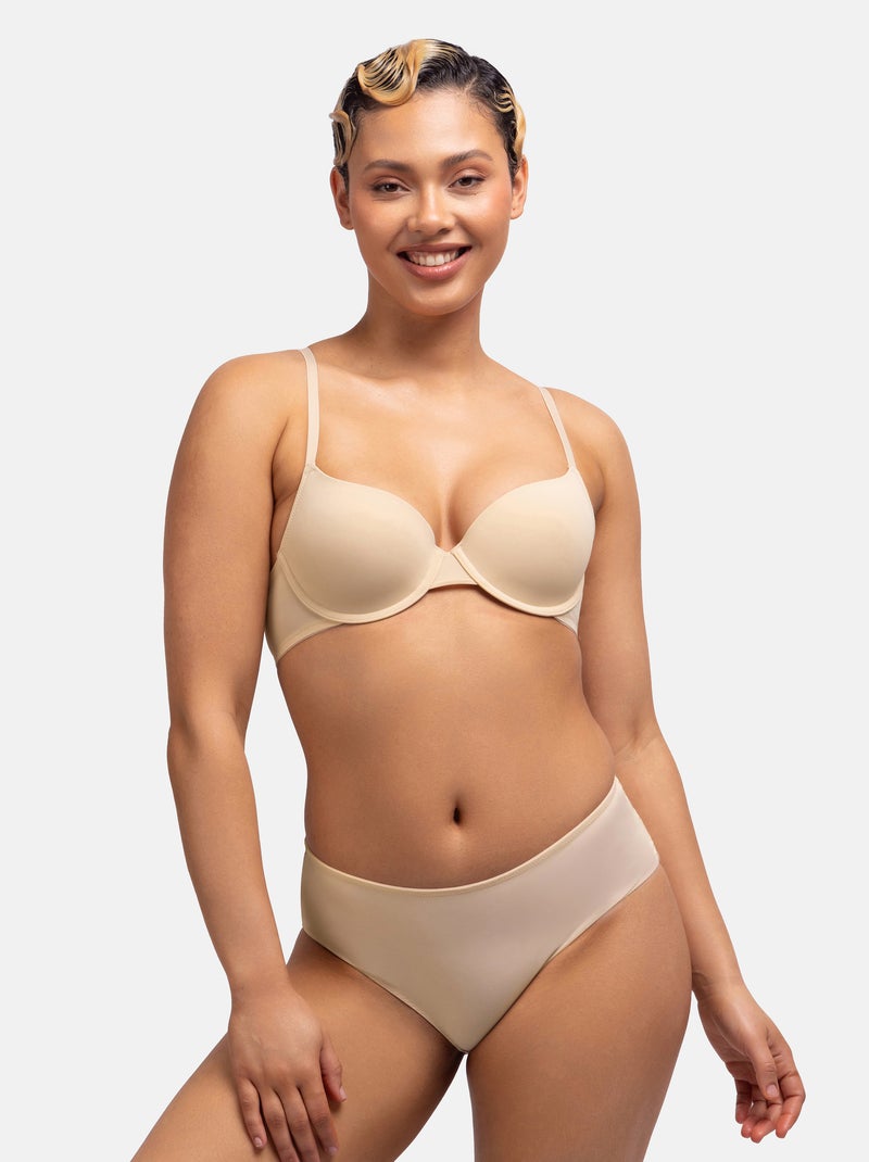 Soutien-gorge demi-coques michelle Dorina Beige - Kiabi