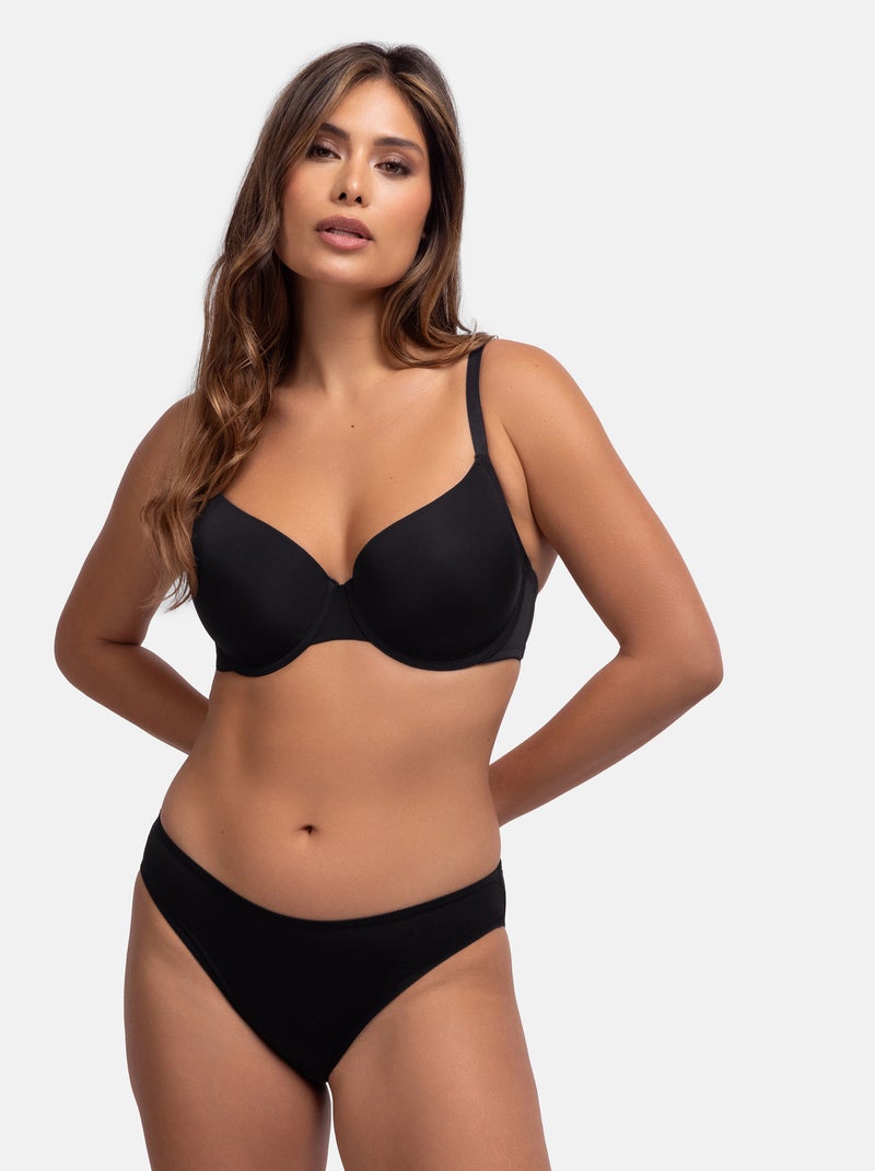 Soutien-gorge demi-coques michelle Dorina Noir - Kiabi