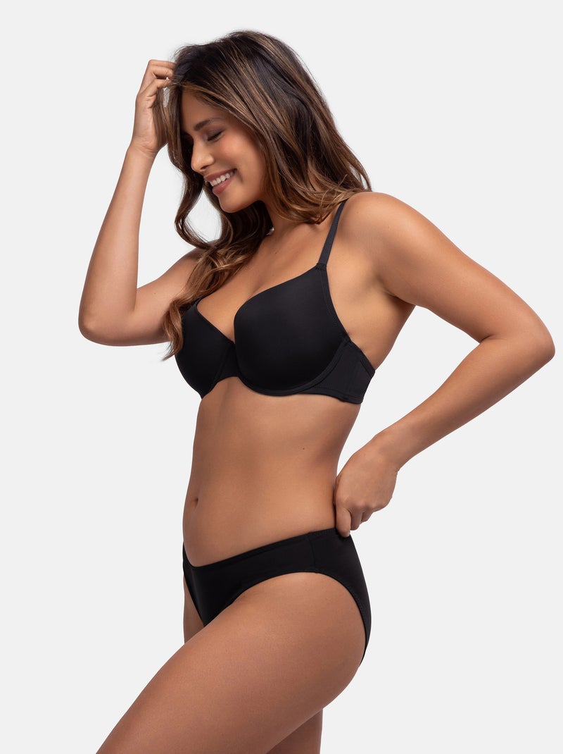 Soutien-gorge demi-coques michelle Dorina Noir - Kiabi