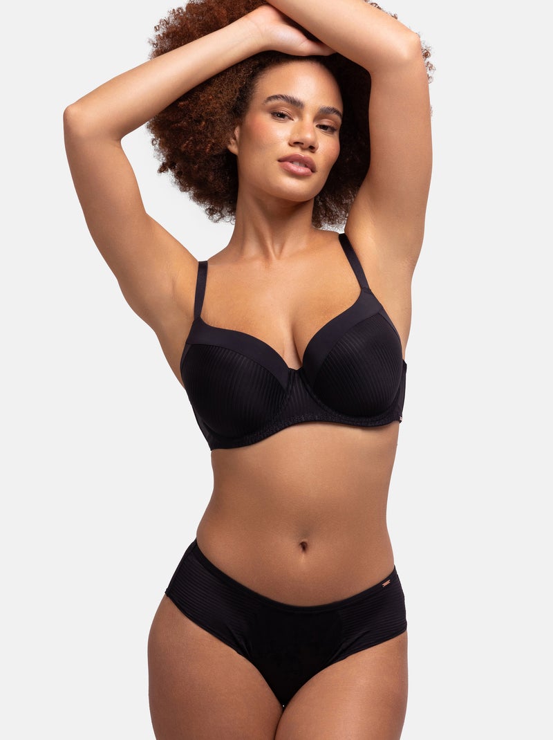 Soutien-gorge demi-corps carmen Dorina Noir - Kiabi