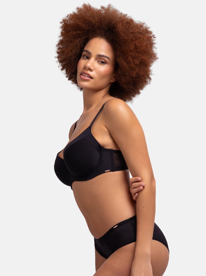 Soutien-gorge demi-corps carmen Dorina Noir - Kiabi