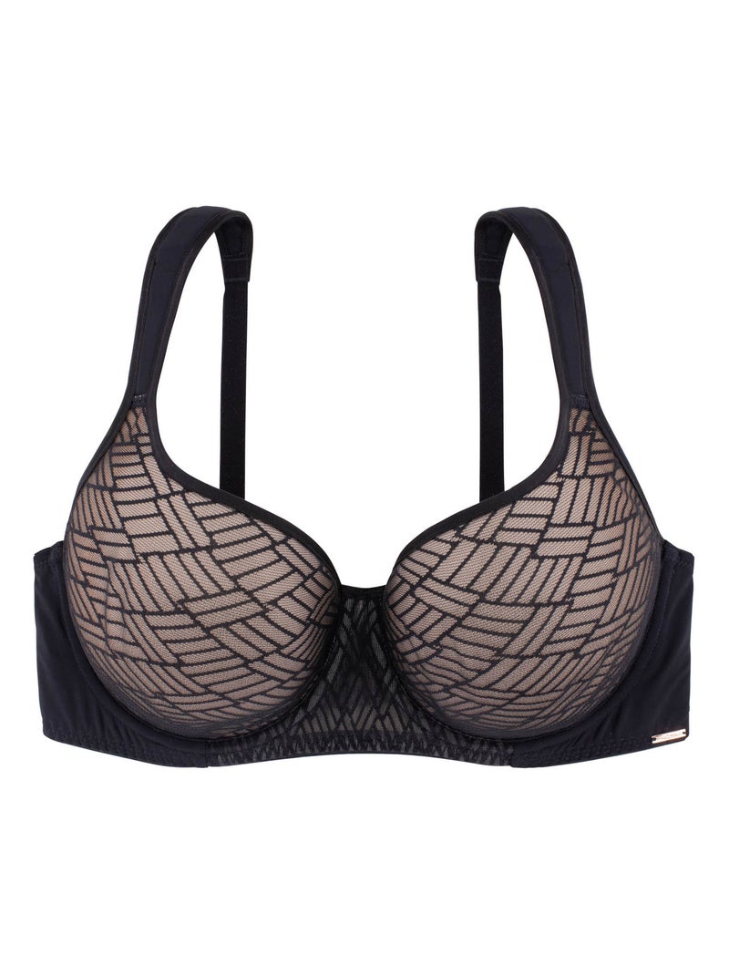 Soutien-gorge demi-corps leila Dorina Noir - Kiabi
