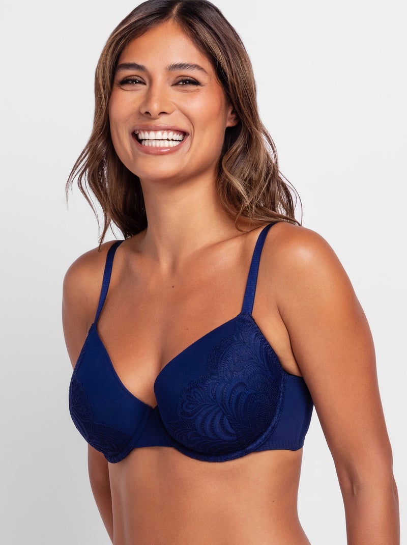 Soutien-gorge demi-corps lincoln Dorina Bleu - Kiabi