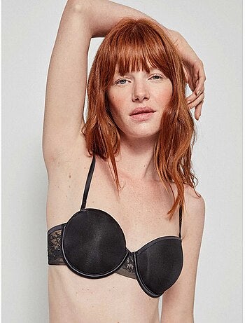Soutien-gorge démontable avec armature couleur noir